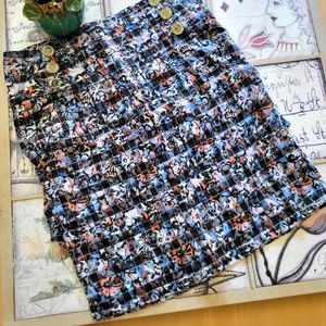 Fair Ground Scottish Mini Floral Skirt